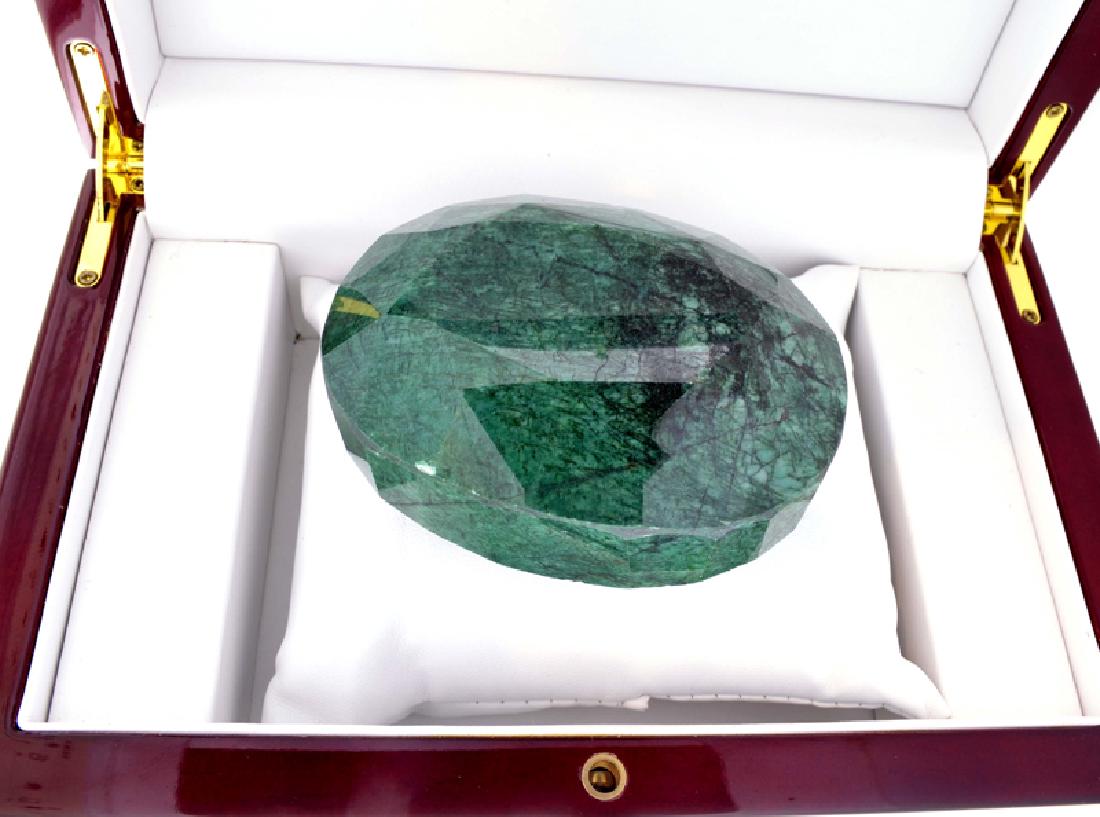 APP: 7.2k 1804.00CT Oval Cut Green Beryl Emerald: Gov. File: H-00911 1804.00CT Oval Cut Green Beryl Emerald Gemstone Retail Replacement Value: $7.2K Asset Type: Gemstone Shipping: $19.95