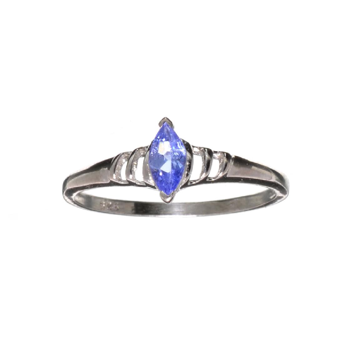 APP: 0.6k Fine Jewelry Designer Sebastian 0.25CT: Gov. File: K-08220 Fine Jewelry Designer Sebastian 0.25CT Marquise Cut Tanzanite And Sterling Silver Ring Retail Replacement Value:$0.5KRing Shipping: $19.95