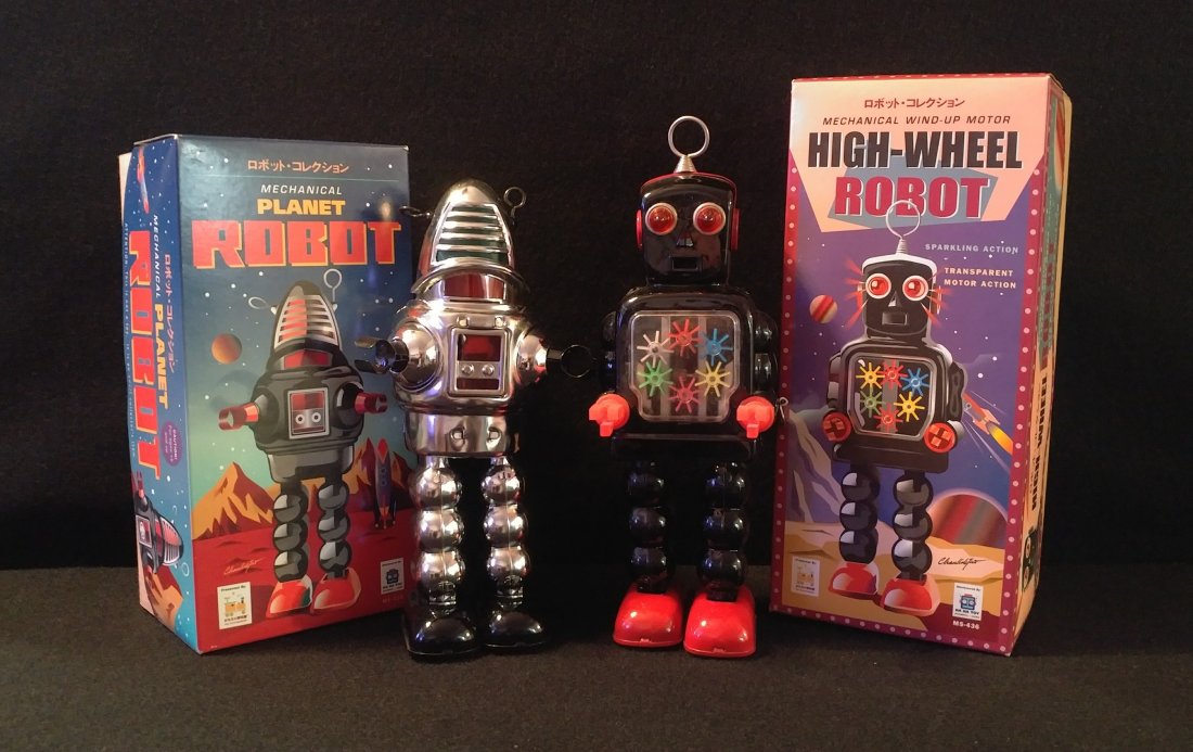 Chrome Planet Robot High Wheel Robot Toy Museum Edition (1 of 3)