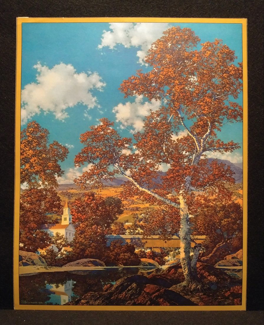 Maxfield Parrish Early Autumn Hand Signed Print 1936 (1 of 4)