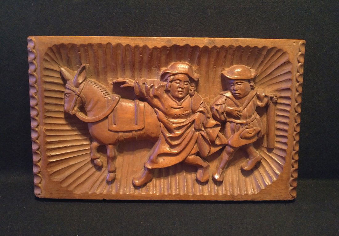 Antique Carved Sculpture Relief Plaque Signed H. Guille (1 of 5)