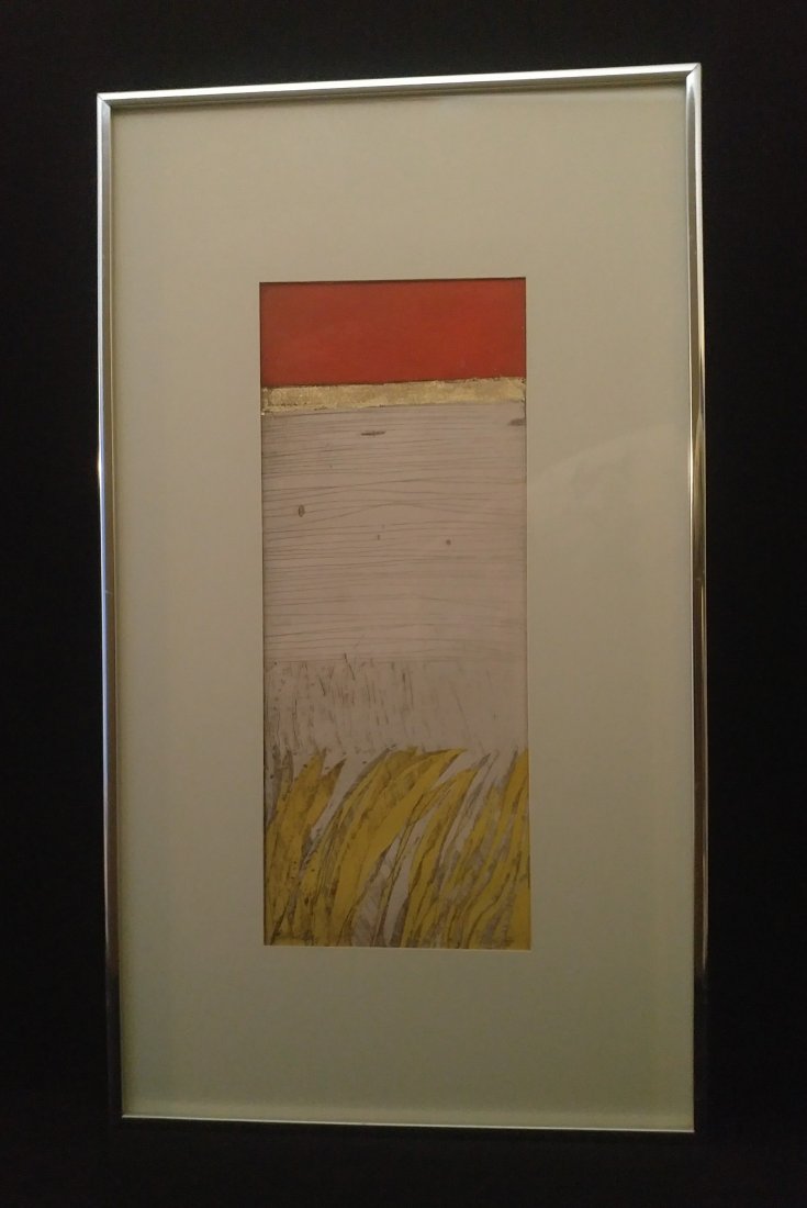 DeWinter 1984 Beach Grass Shore Signed Dated Print (1 of 5)