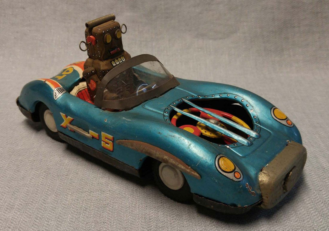 旭玩具ロボット スペース パトロール メルセデス ベンツ tin toy car 旭玩具ロボット スペース パトロール メルセデス ベンツ tin toy