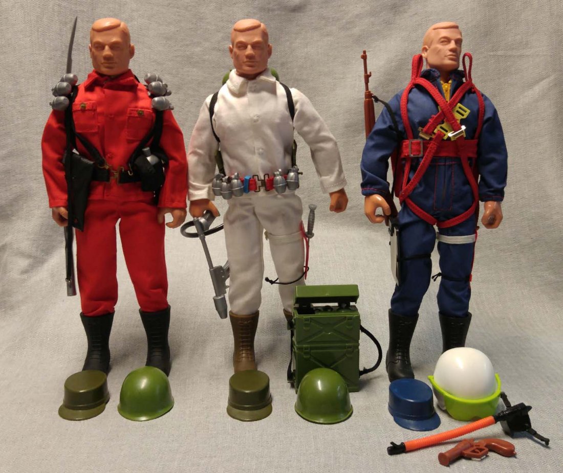 GI Joe 30th Anniversary RED WHITE & BLUE Prototype Set (1 of 2)