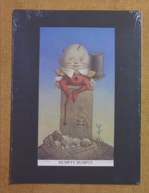 Werner Wildner Humpty Dumpty Signed Numbered Print (1 of 1)