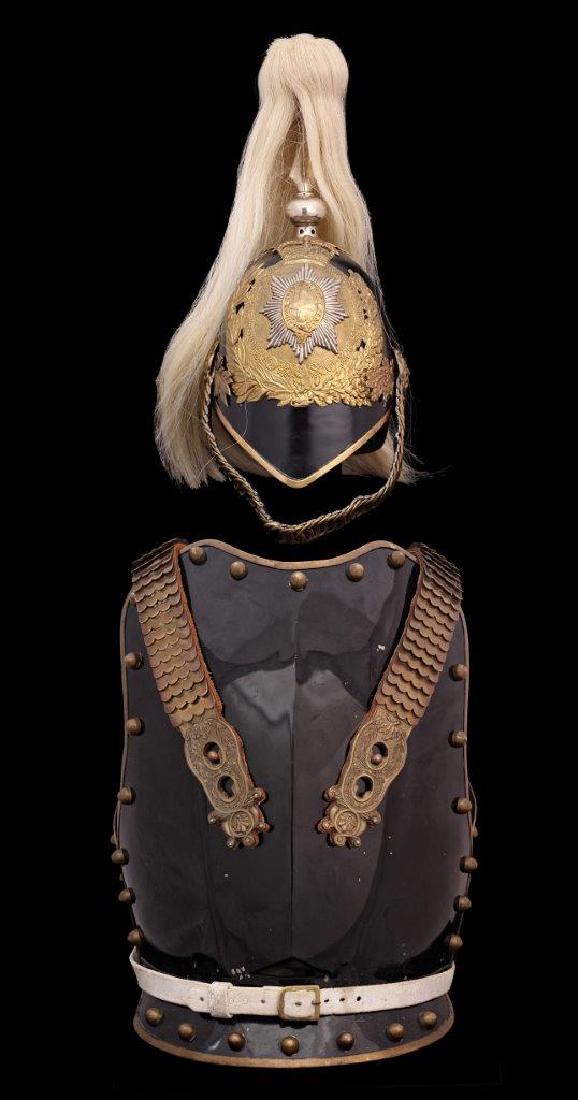 BRITISH LIFE GUARDS CUIRASS AND HELMET MADE FOR WINSTON