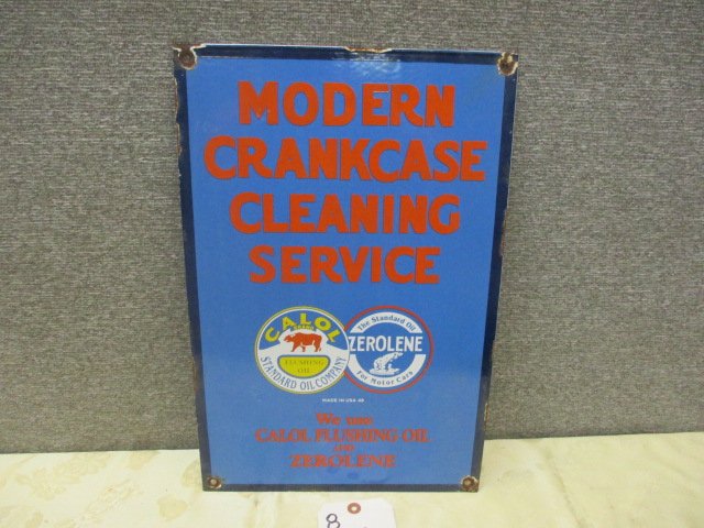PORCELAIN CALOL OIL & ZEROLENE SIGN (1 of 3)
