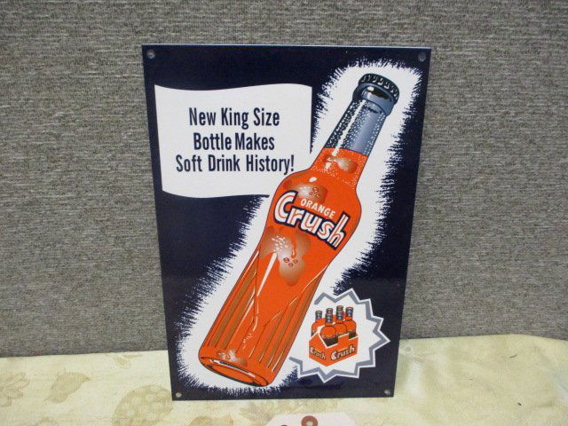 POWDERCOAT ORANGE CRUSH SIGN (1 of 3)