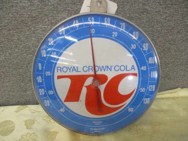 POLY FACE ROYAL CROWN THERMOMETER: 12"D