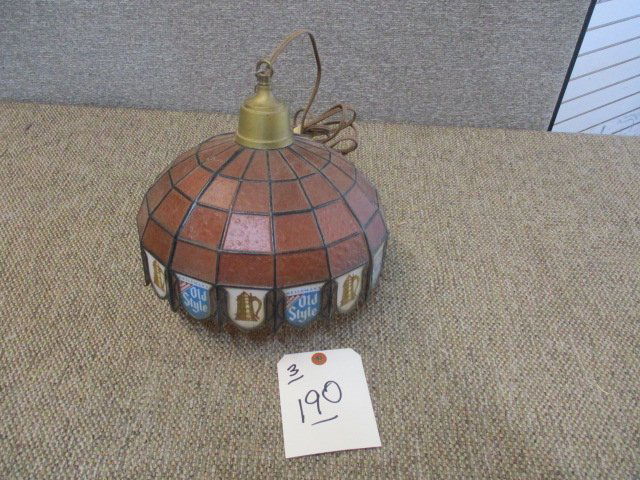 OLD STYLE BEER LIGHT: 11"D