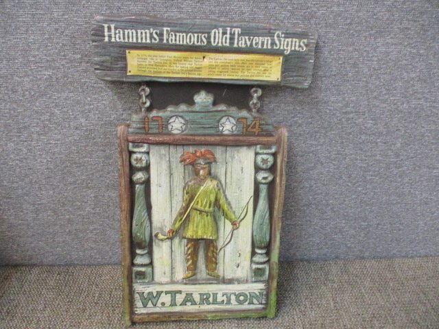 VACUUM FORM HAMM'S OLD TAVERN SIGN (1 of 3)