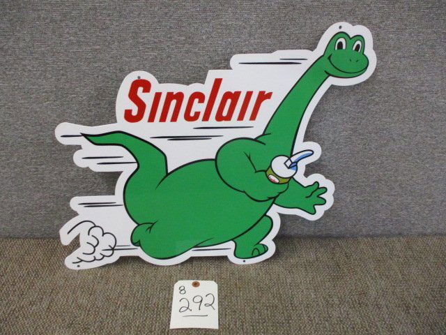 POWDERCOAT SINCLAIR DINO SIGN (1 of 3)