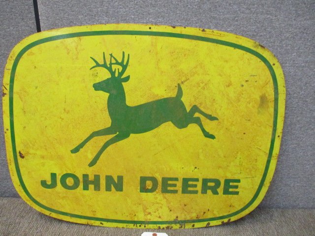 TIN JOHN DEERE SIGN (1 of 3)