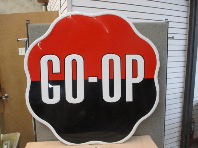 Stamped Aluminum CO-OP Sign (1 of 3)