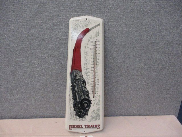 Tin Lionel Trains Thermometer (1 of 3)