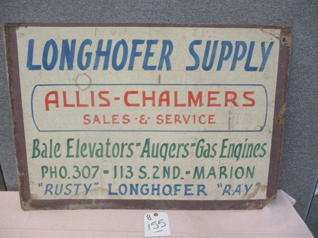 Masonite Longhofer Supply Sign: 34.5" w x 24"t