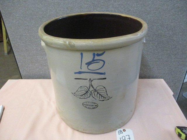 15 Gal Red Wing Transition Crock (1 of 4)