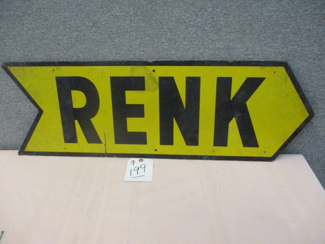 Masonite Renk Seeds Sign: 36"w x 12"t