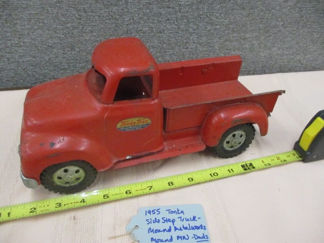 '55 Tonka Side Step Truck: 13"l x 6"t