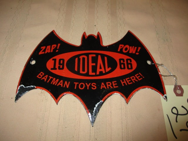 Porcelain Ideal Batman Toys Sign (1 of 3)