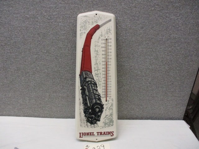 Tin Lionel Trains Thermometer (1 of 3)