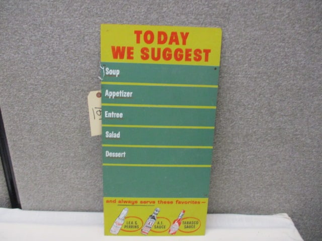 Masonite A-1 Sauce Menu Board (1 of 3)