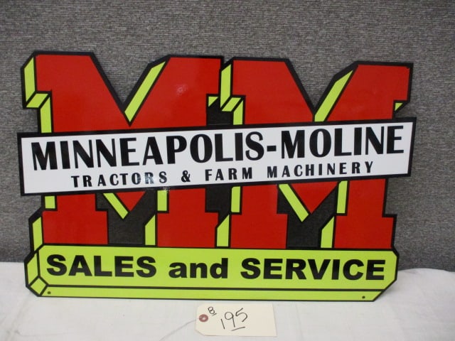 Powder coat Minneapolis Moline Sign (1 of 3)