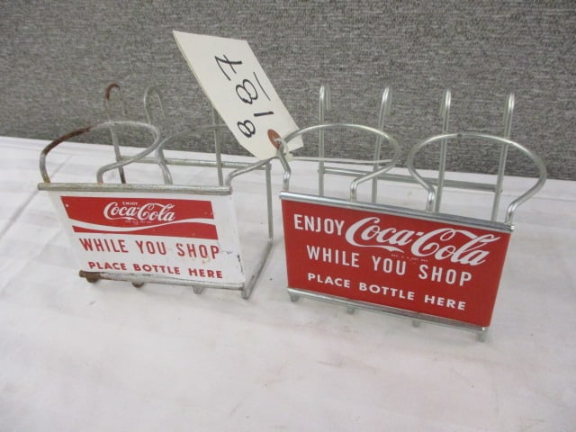 Coca-Cola Shopping Cart Bottle Racks (1 of 3)