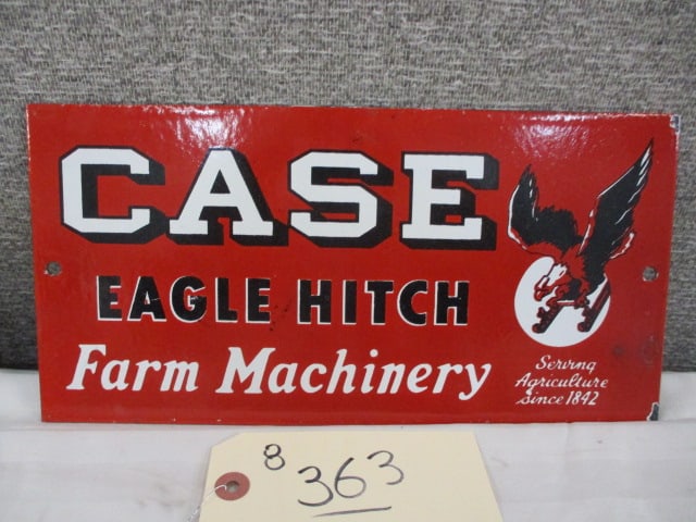 Porcelain Case Farm Machinery  Sign (1 of 3)