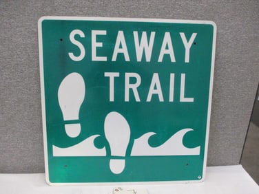 Tin Seaway Trail Sign
