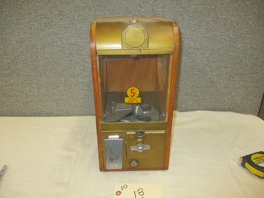 Wood Nickel Vending Machine
