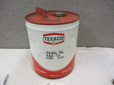 5 Gallon Texaco Regal Oil Can