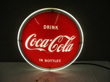 Lighted Coca-Cola Sign