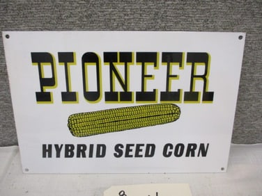 Powder coat Pioneer Seed Corn Sign