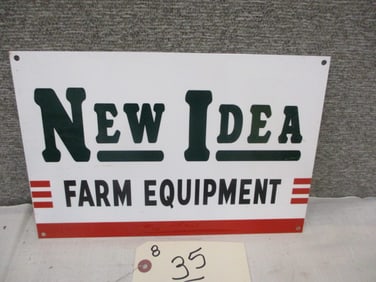Powder coat New Idea Equipment Sign