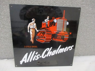 Powder coat Allis Chalmers Sign