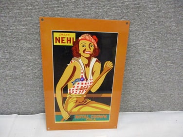 Powder coat Nehi Royal Crown Cola Sign
