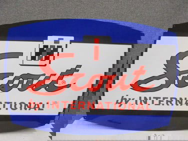 Powder coat I/H Scout Sign