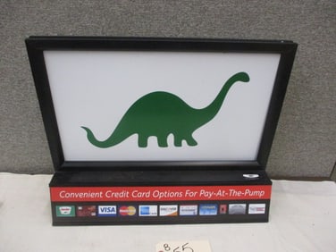 Aluminum Sinclair Gas Pump Topper