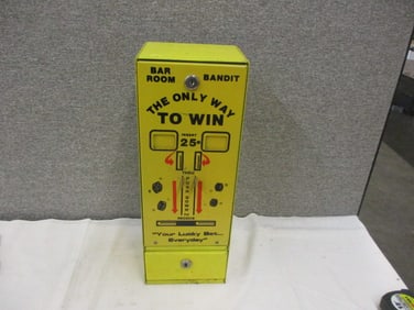 Tin Barroom Bandit Vending Machine