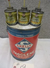 Skelly Tagolene & Household Oil Cans