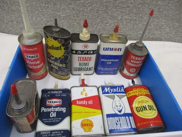 Many Brands of Household Oil Cans
