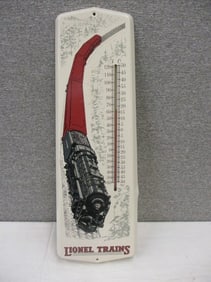 Tin Lionel Trains Thermometer