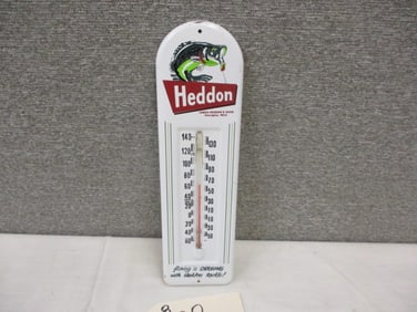 Tin Heddon Tackle Thermometer