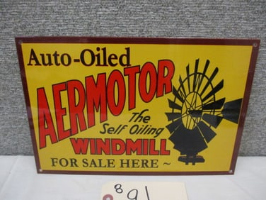 Powder coat Aermotor Windmill Sign