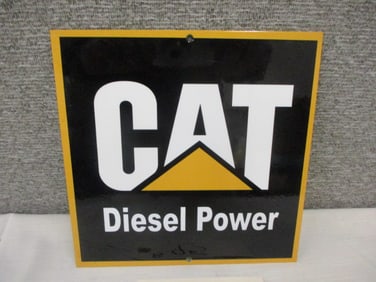 Powder coat Cat Diesel Power Sign