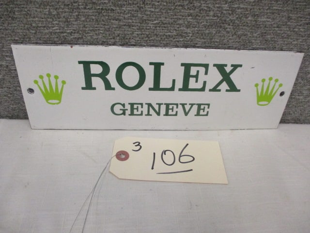 Porcelain Rolex Geneve Sign (1 of 3)
