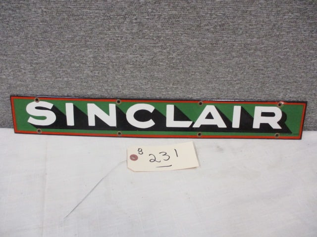 Porcelain Sinclair Sign (1 of 3)