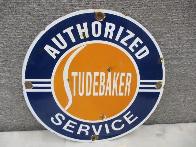 Porcelain Studebaker Service Sign (1 of 3)