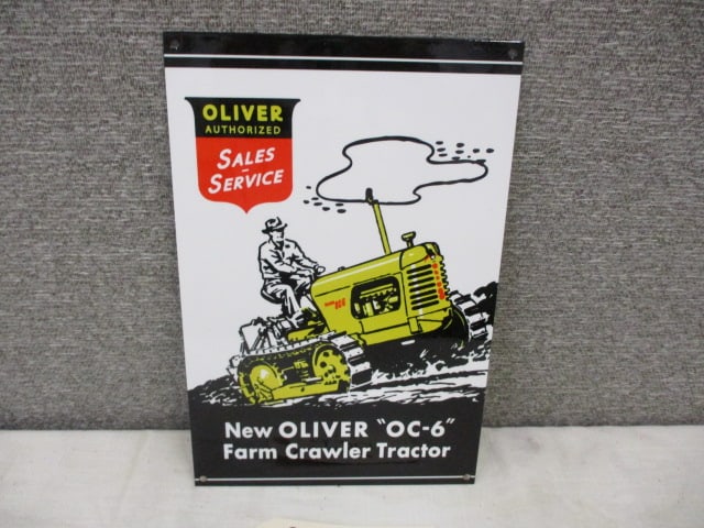 Powder coat Oliver OC -6 Crawler Sign (1 of 3)